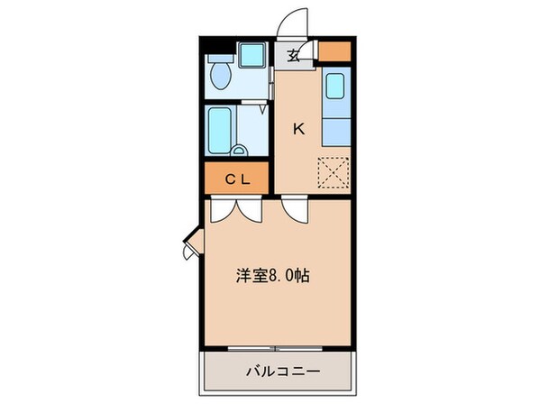 フェアネスⅡ号館の物件間取画像